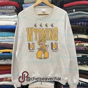Vintage 90s University Of Wyoming Cowboys Football, Wyoming Cowboys Shirt Tee